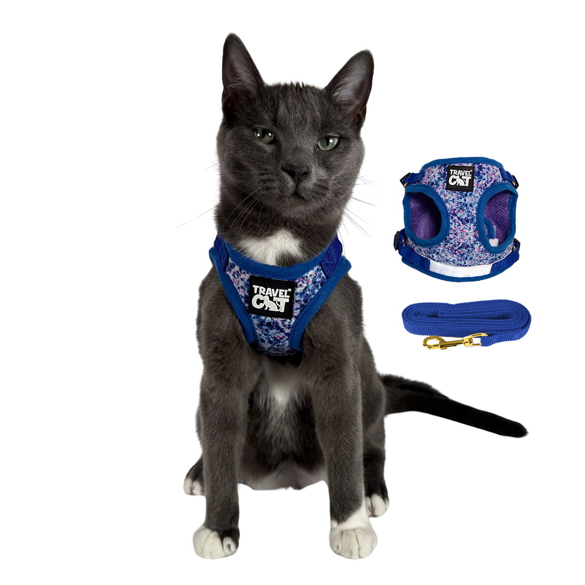 "The True Adventurer" Reflective Cat & Kitten Harness and Leash