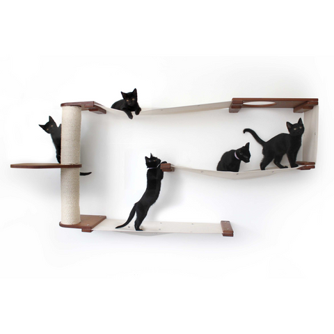 Cat Wall Maze (3 Tier Cat Tree Condo) by Catastrophic Creations