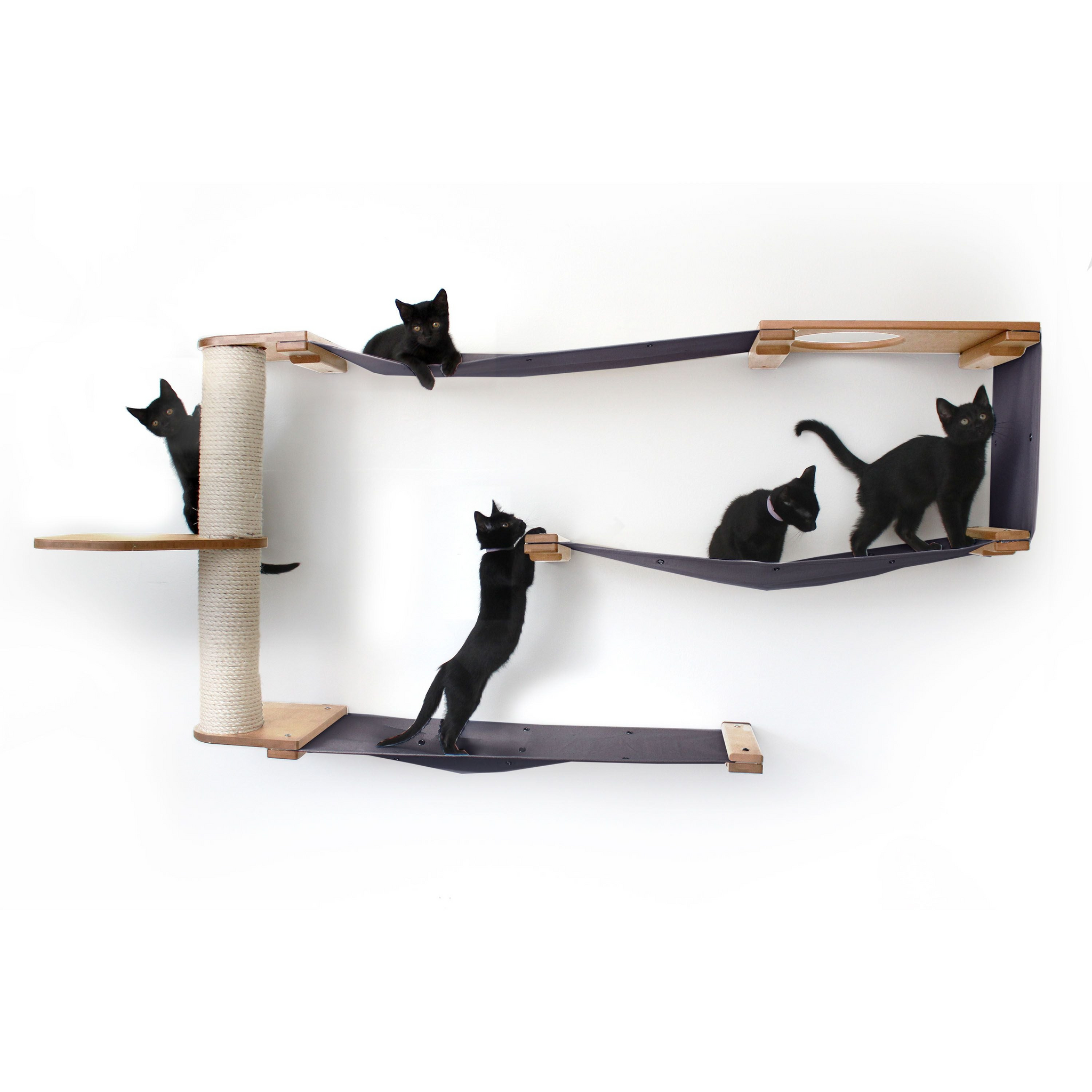 Cat Wall Maze (3 Tier Cat Tree Condo) by Catastrophic Creations