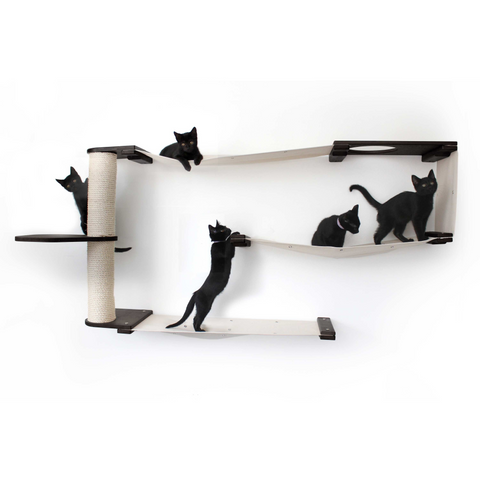 Cat Wall Maze (3 Tier Cat Tree Condo) by Catastrophic Creations