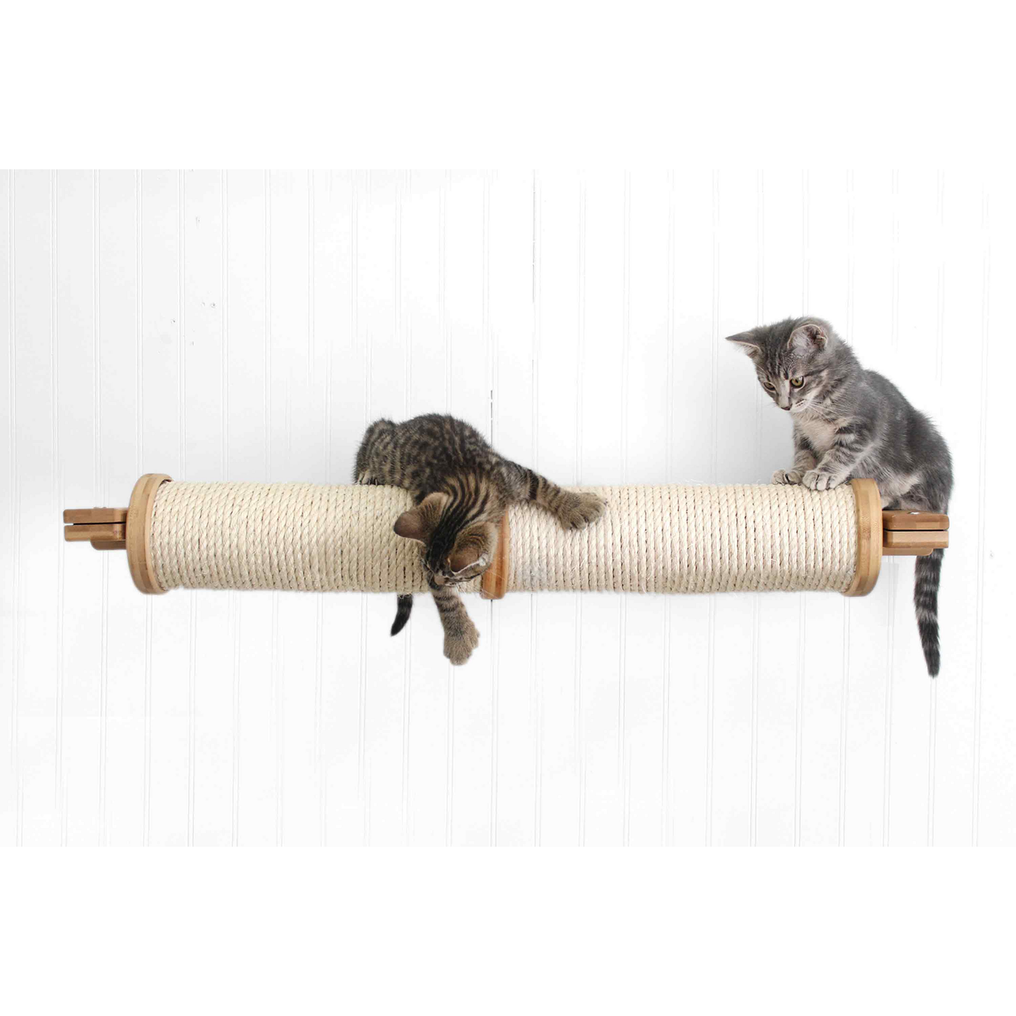 Horizontal Scratching Post Cat Wall Scratcher by Catastrophic Creations