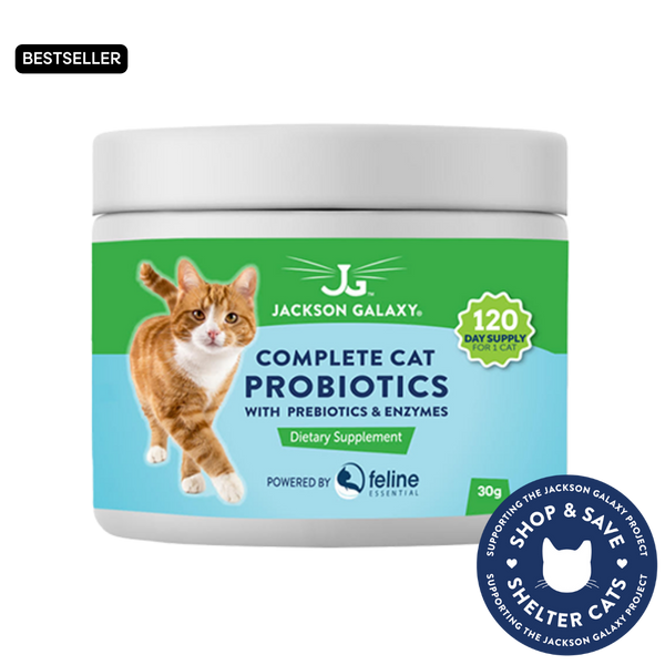 Complete Cat Probiotics with Prebiotics Enzymes by Jackson Galaxy