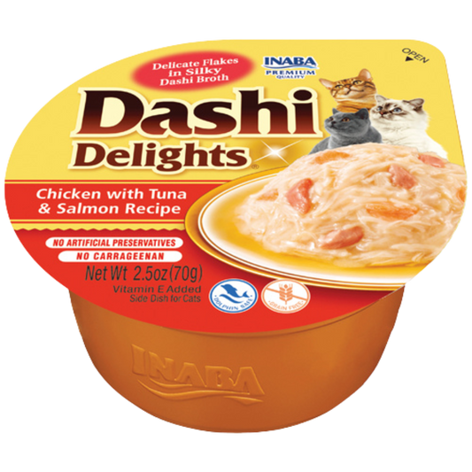 Dashi Delights by Inaba Churu - Chicken with Tuna and Salmon