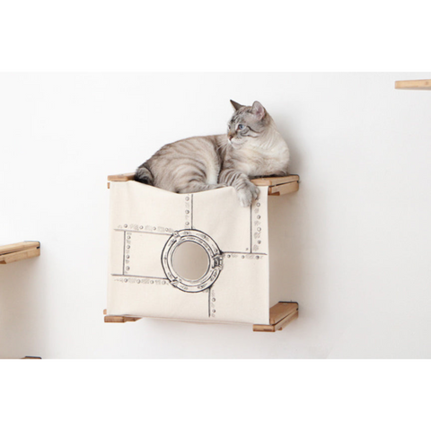 Cat Wall Cubby - Enclosed Cat Bed by Catastrophic Creations